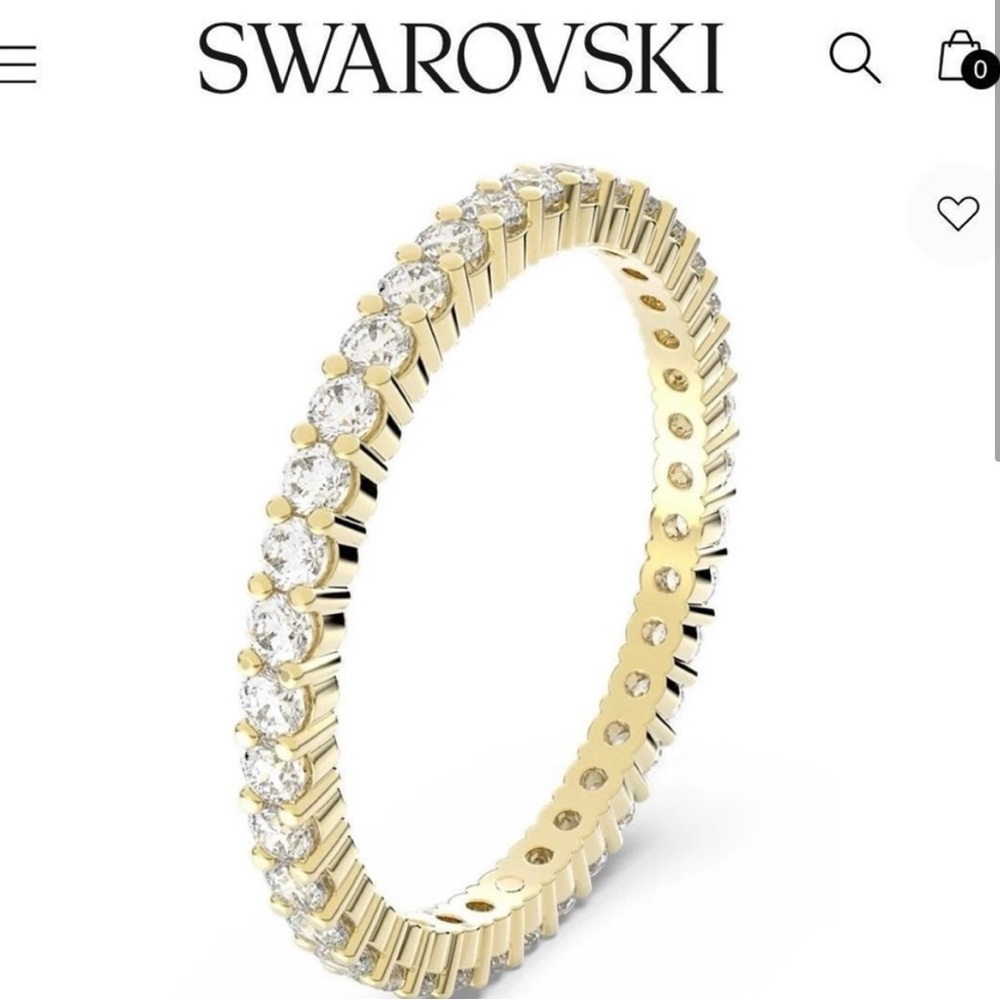 Swarovski Vittore Eternity Ring Size 5